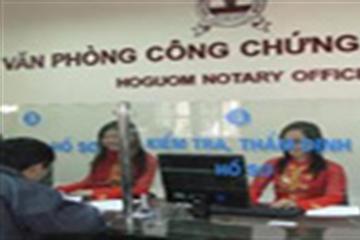 Mỗi quận, huyện có tối đa 05 tổ chức hành nghề công chứng