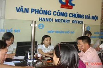 Cho phép chuyển nhượng Văn phòng công chứng 