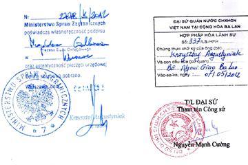 Phí công chứng bản dịch là 50.000 đồng/trang