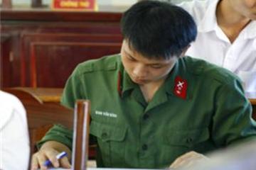 Thí sinh chỉ được đăng ký một NV1 vào các trường Quân đội 