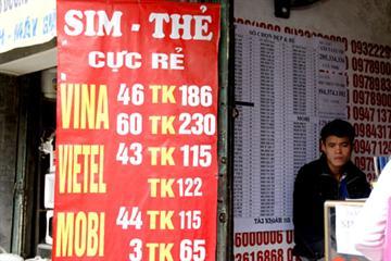Thu hồi SIM điện thoại đã đăng ký sẵn trước 31/12