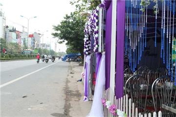 Có thể dùng hè phố làm nơi tổ chức đám cưới