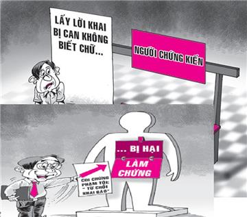 Phân biệt người làm chứng và người chứng kiến