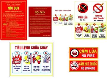 Ban hành nội quy và sơ đồ phòng cháy, chữa cháy trong công ty cổ phần