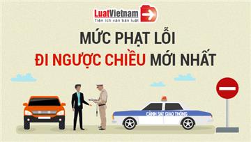 Infographic: Đi ngược chiều phạt bao nhiêu từ năm 2020?