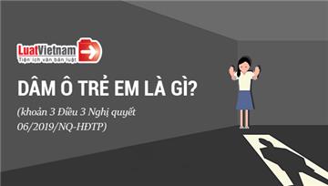 Infographic: Những hành vi nào là dâm ô trẻ em?