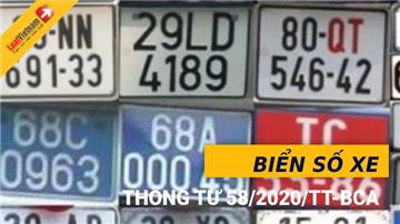 Cách phân biệt các loại biển số xe mẫu mới nhất
