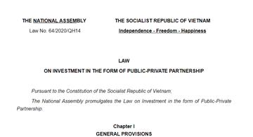 Đã có bản dịch tiếng Anh Luật Đầu tư 2020, Luật Doanh nghiệp 2020