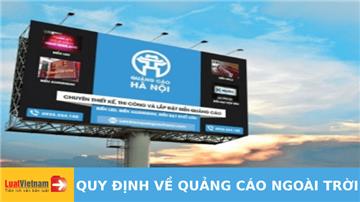Cần phải tuân thủ quy định gì khi treo biển quảng cáo ngoài trời?