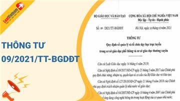 Đã có Thông tư về quản lý và tổ chức dạy học trực tuyến