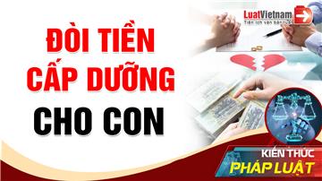 Video: Làm thế nào đòi tiền cấp dưỡng cho con sau ly hôn?