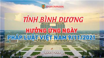 Video: Tỉnh Bình Dương hưởng ứng ngày Pháp luật Việt Nam
