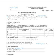 Biên bản họp Đại hội đồng cổ đông về việc giải thể doanh nghiệp