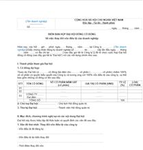 Biên bản họp Đại hội đồng cổ đông về việc thay đổi vốn điều lệ