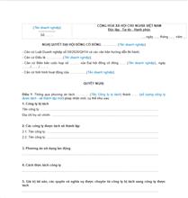 Nghị quyết của Đại hội đồng cổ đông về việc tách doanh nghiệp