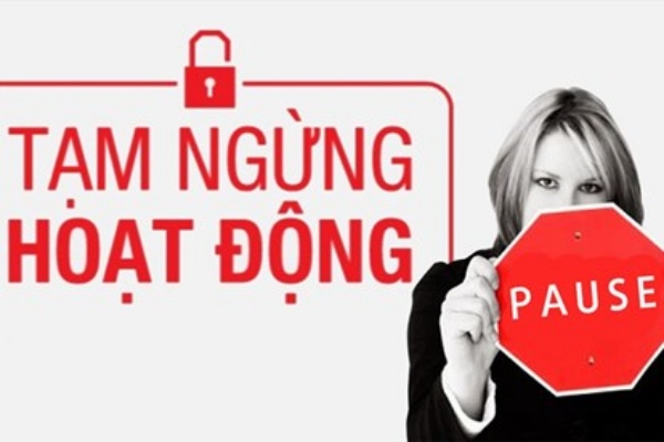 Kết quả hình ảnh cho Đăng ký tạm ngừng kinh doanh