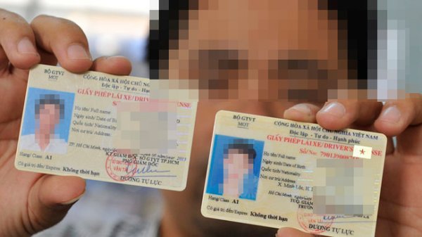Xử lý cả người bán lẫn người sử dụng giấy phép lái xe giả