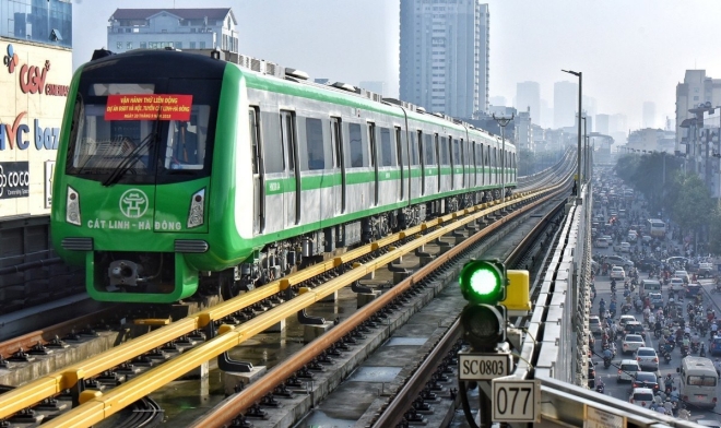 Dự kiến năm 2025 đưa vào hoạt động 3 tuyến đường sắt đô thị