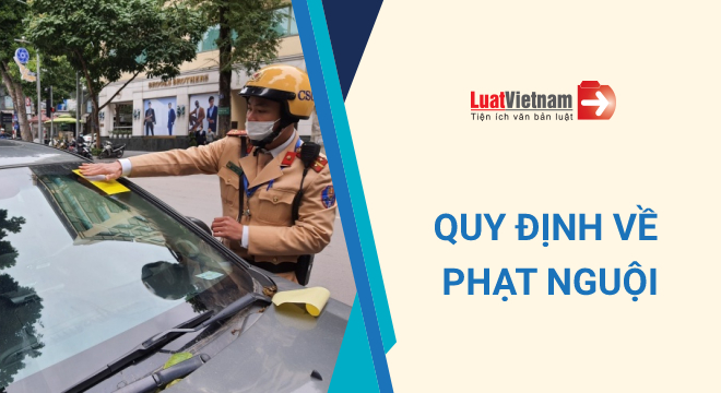 quy dinh ve phat nguoi
