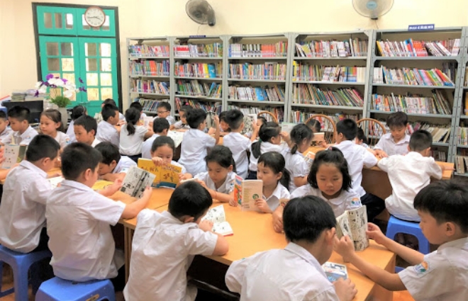 Các trường cho học sinh tự đọc sách tại thư viện 1 tiết/tuần Các trường cho học sinh tự đọc sách tại thư viện 1 tiết/tuần