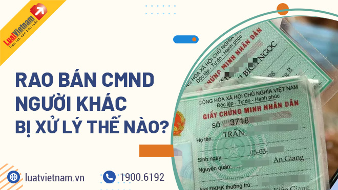 rao ban chung minh thu cua nguoi khac bi xu ly the nao