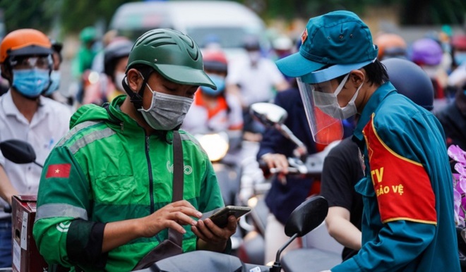 Shipper ở TPHCM phải có mã QR Code để nhận diện