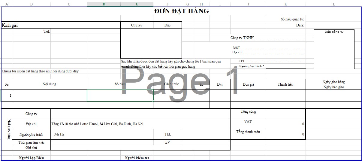 Cẩm nang tìm kiếm mẫu đơn đặt hàng word đảm bảo chính xác và dễ sử dụng