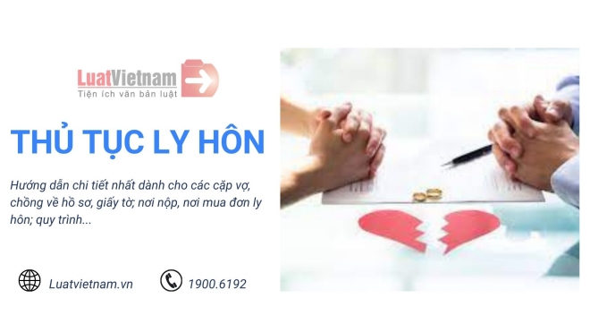 Thủ tục ly hôn thu tuc ly hon