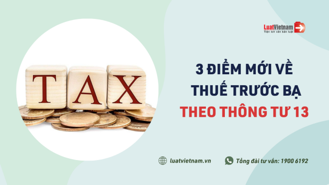 3 điểm mới về thuế trước bạ theo Thông tư 13/2022/TT-BTC