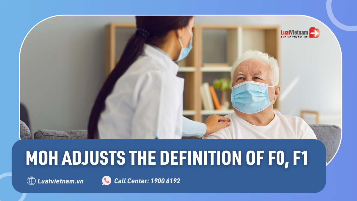 Infographic: F1 - F0 definition under the latest guidance of the Ministry of Health