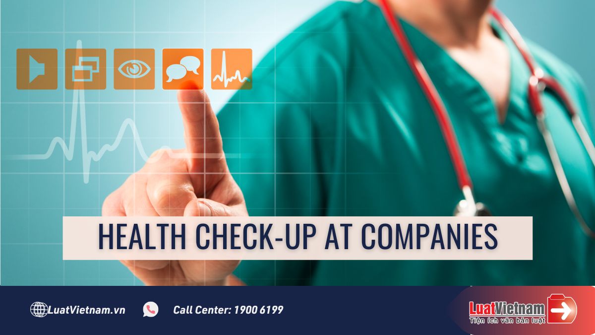 How often does a company take the examination for occupational disease?