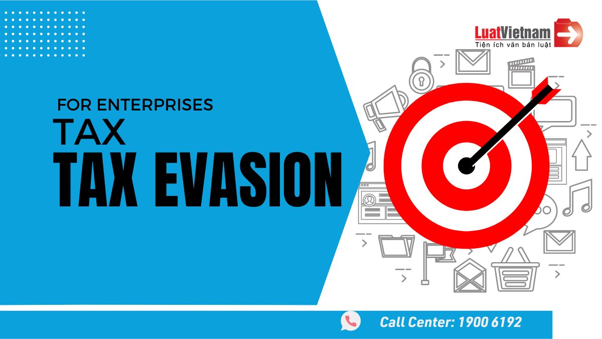 Who is responsible for tax evasion in enterprises?