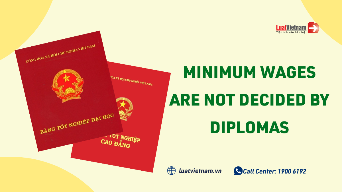 New Decree: Minimum wages are not decided by diplomas