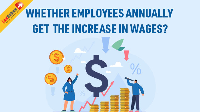 Infographic: Whether employees annually get the increase in wages