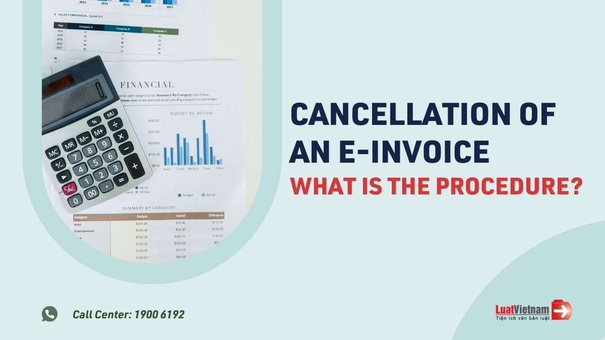 Cancellation of an e-invoice: What is the procedure?