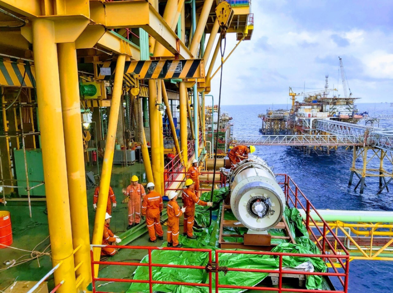 Working time of employees in gas works