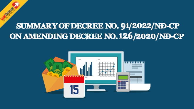 Infographic: Summary of Decree No. 91/2022/ND-CP: Many new points for accountants