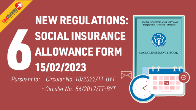 Infographic: 6 new regulations on social insurance allowance from February 15, 2023