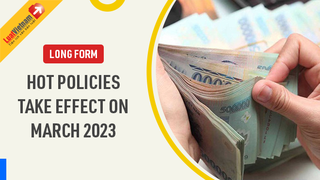 Hot policies take effect on March 2023