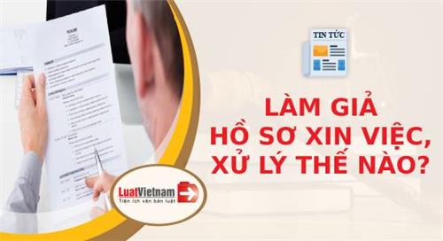 Người lao động làm giả hồ sơ xin việc bị xử lý thế nào? Người lao động làm giả hồ sơ xin việc bị xử lý thế nào?