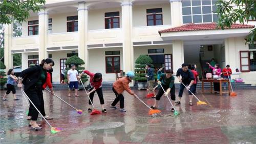 Đẩy mạnh phòng, chống dịch bệnh tại trường học sau mưa, lũ
