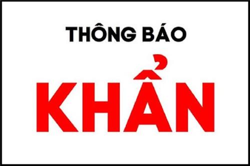 Thông báo khẩn cho những ai đến những địa điểm này ở Thái Bình