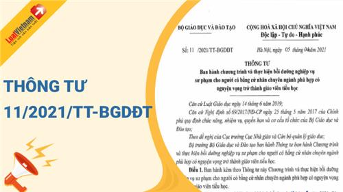 Ban hành 2 Thông tư mới về bồi dưỡng nghiệp vụ sư phạm