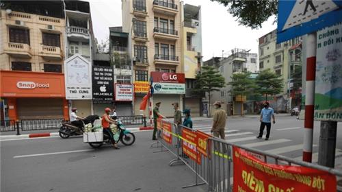 Hà Nội cách ly xã hội toàn Thành phố đến 6 giờ ngày 23/8/2021