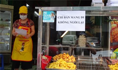 Người dân Hà Nội mua đồ ăn mang về thế nào từ 16/9/2021?