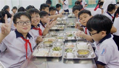 Điều kiện dinh dưỡng trong bữa ăn cho học sinh