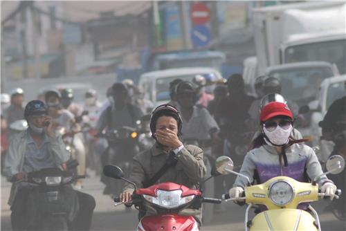 Mức ô nhiễm không khí học sinh được cho nghỉ học